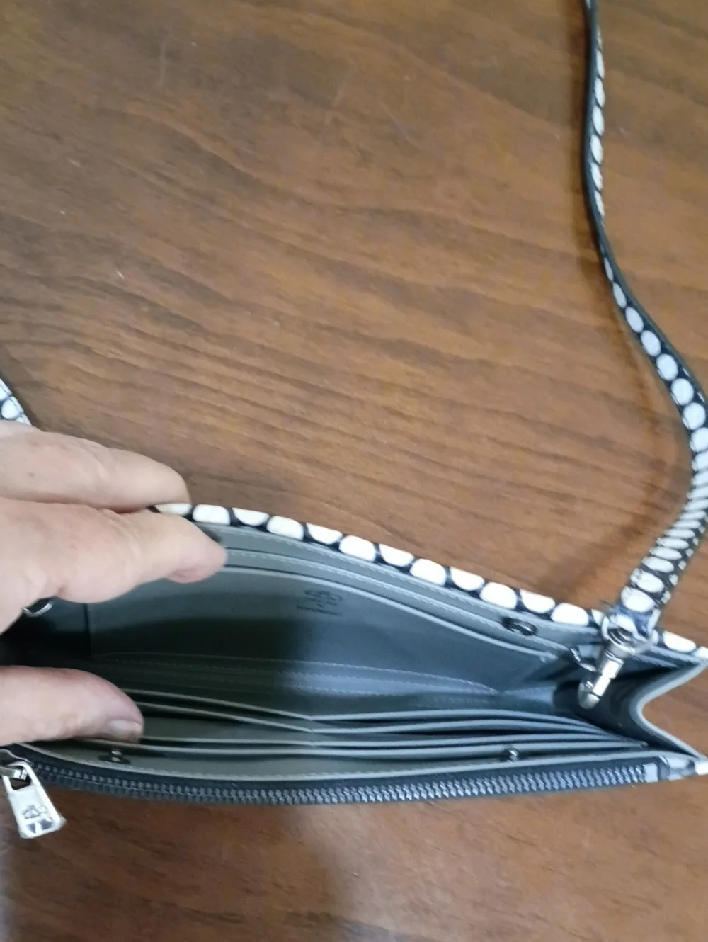 Decke X Hyundai Black and White Wallet Clutch - NWOT